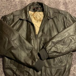 Leather Bomber jacket